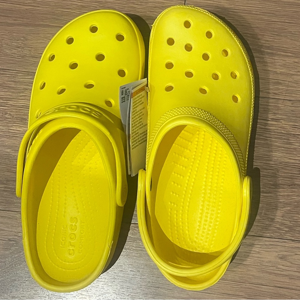 Yellow Crocs New